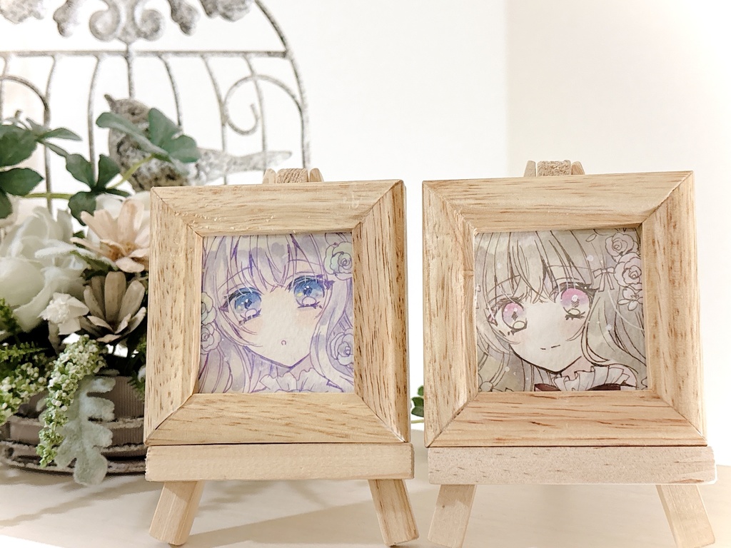 原画【ミツキとセレーネ】