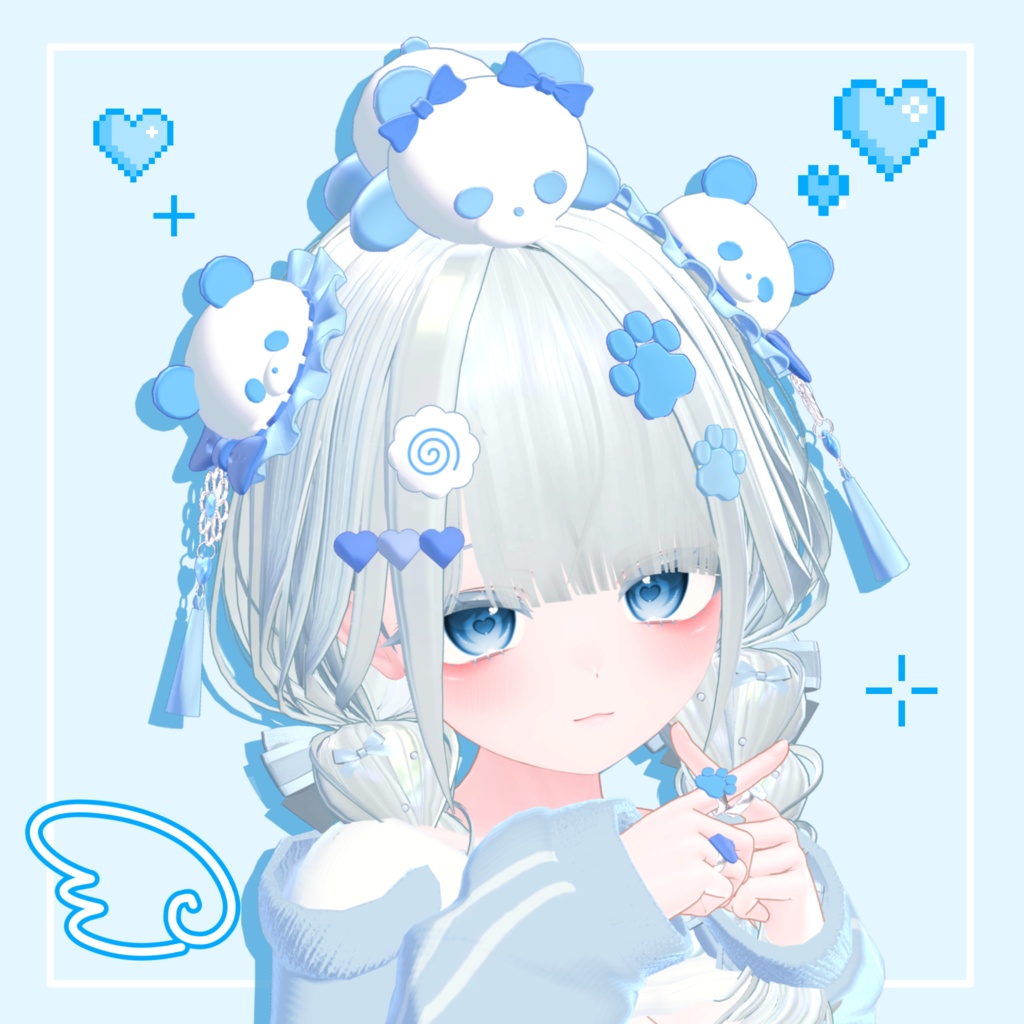 🐼Panda Accessories🐼【MA対応】#arupaka_VRC