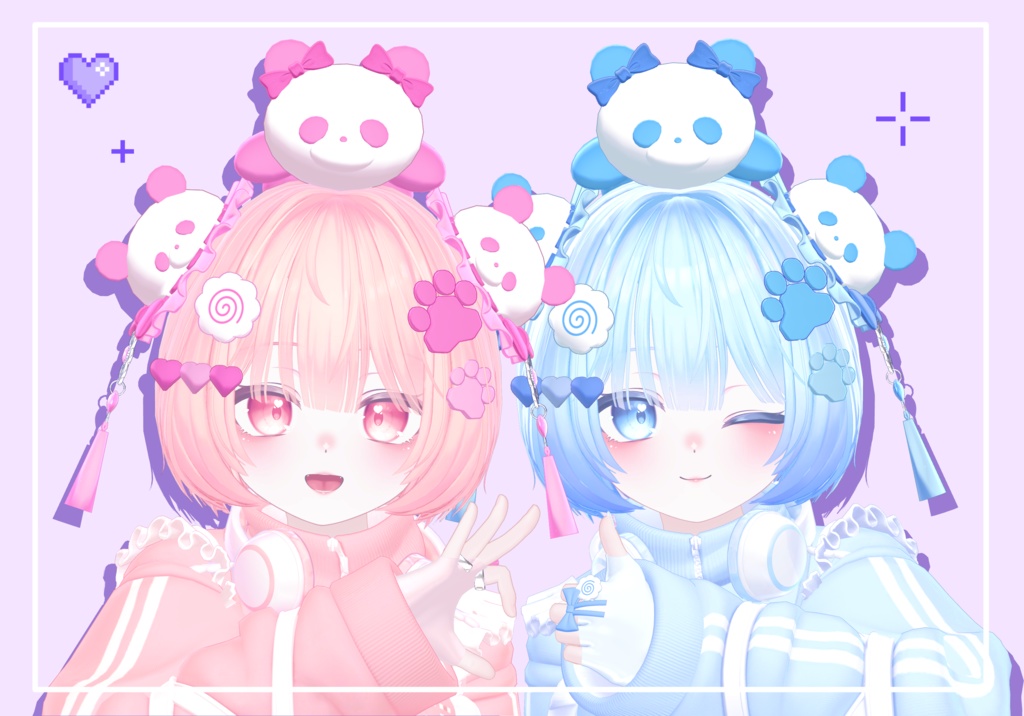 🐼Panda Accessories🐼【MA対応】#arupaka_VRC