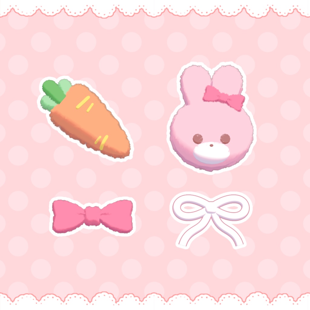 🐰Rabbit Hairpin🐰【MA対応】#arupaka_VRC