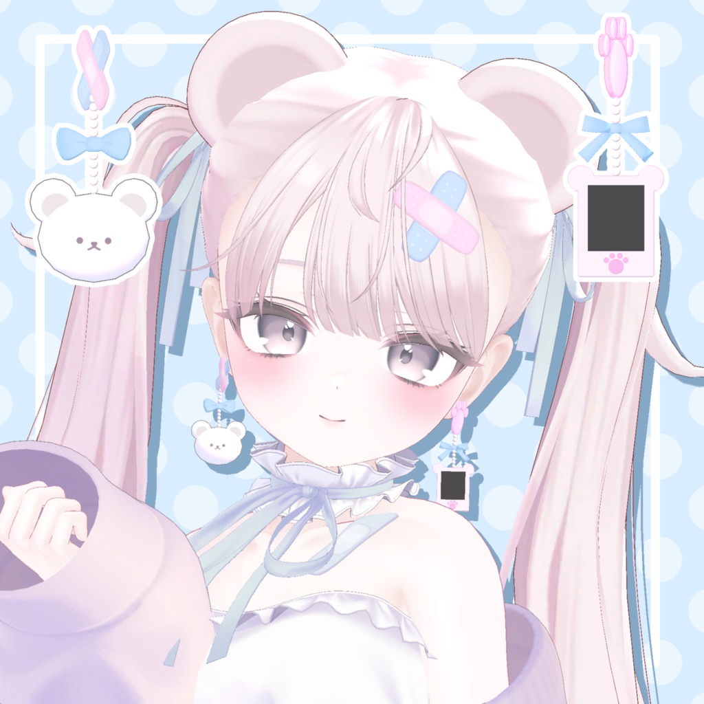 🐻Milfy's Earing🐻【MA対応】 #arupaka_VRC #Milfy3D