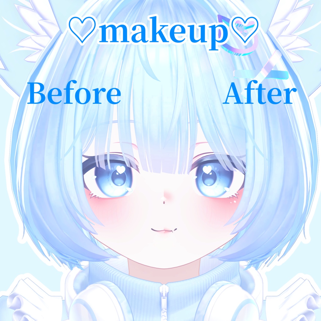 🩵PMMA🩵natural makeup&blendshape #arupaka_VRC #PMMA3D