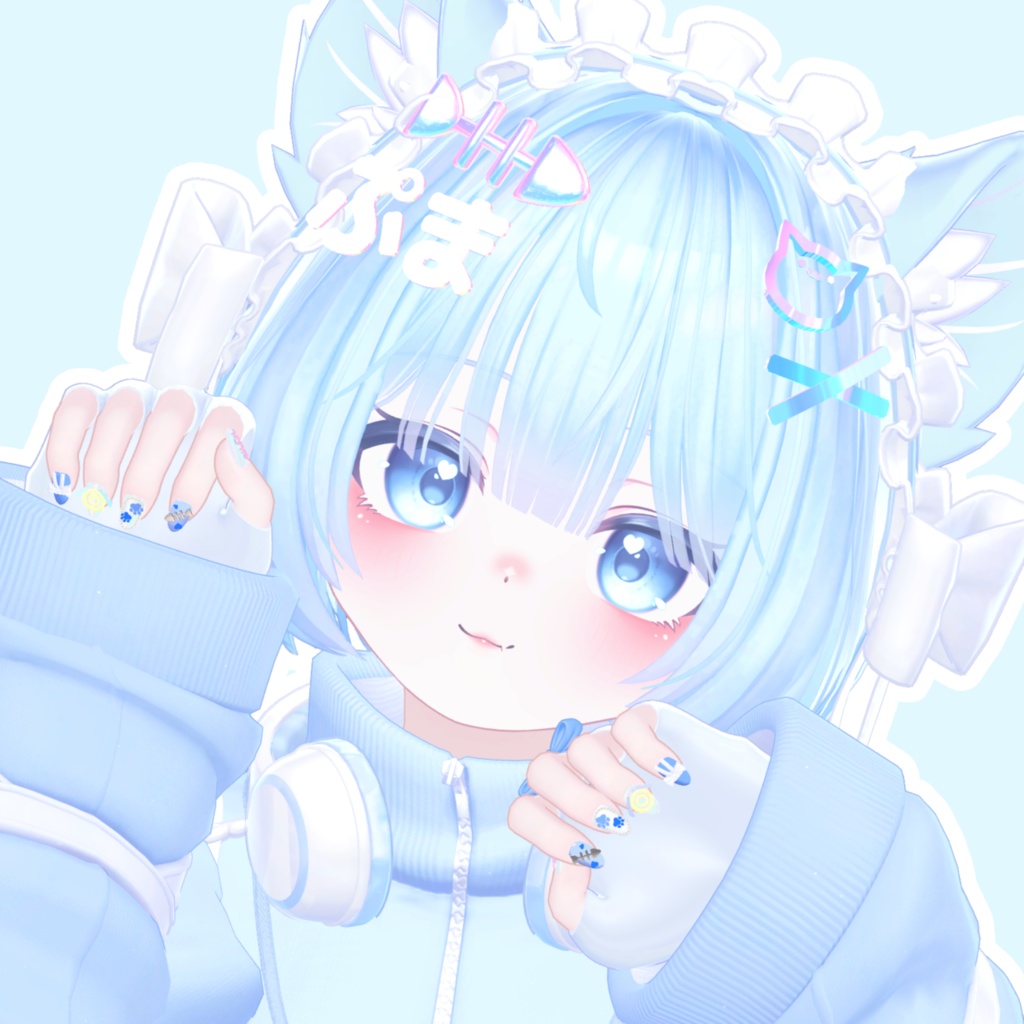 🩵PMMA🩵natural makeup&blendshape #arupaka_VRC #PMMA3D