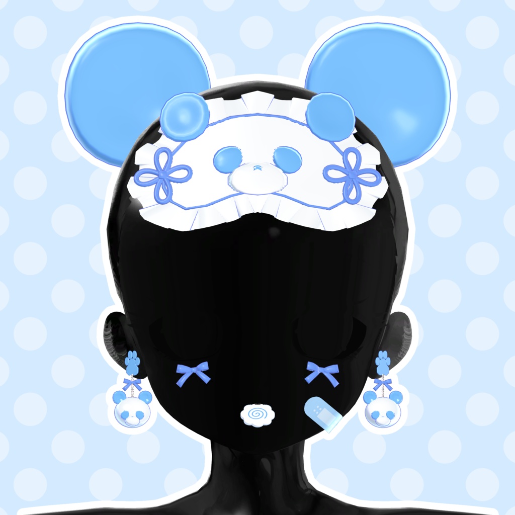 【期間限定無料】🐼パステルパンダ🐼【Ramune対応済】#arupaka_VRC