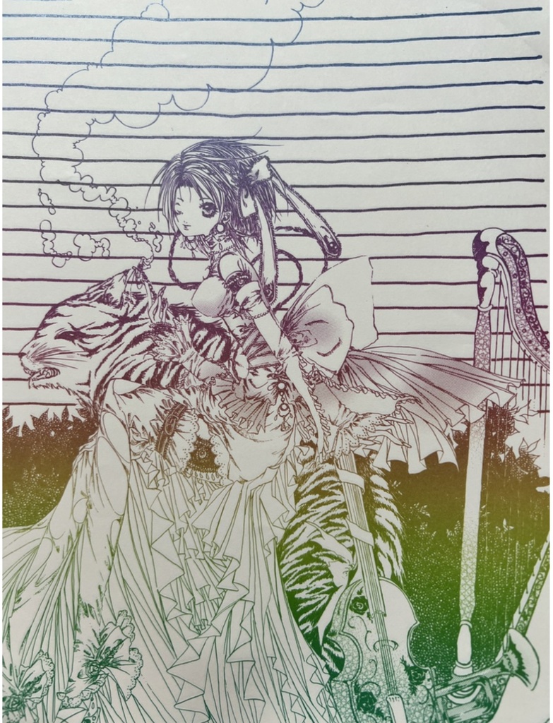 L- ②webイベ「同人便箋盛上隊7」Only創作便箋セット①