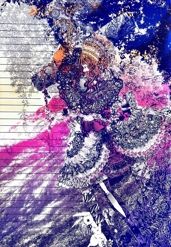 L- ②webイベ「同人便箋盛上隊7」Only創作便箋セット①