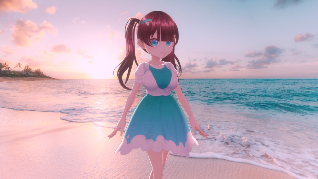 海イメージワンピース