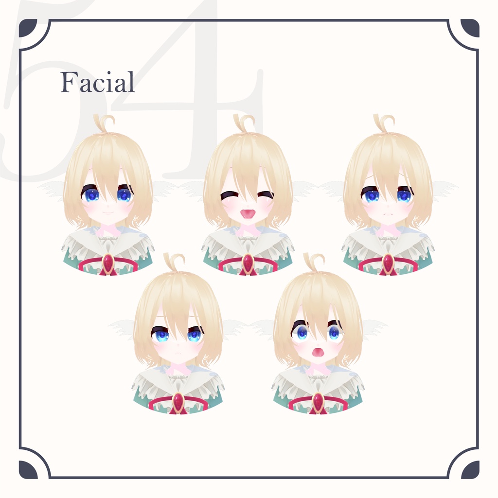 【オリジナル3Dモデル】「コヨ」VRChat対応・VRMモデル【NEOKET3】