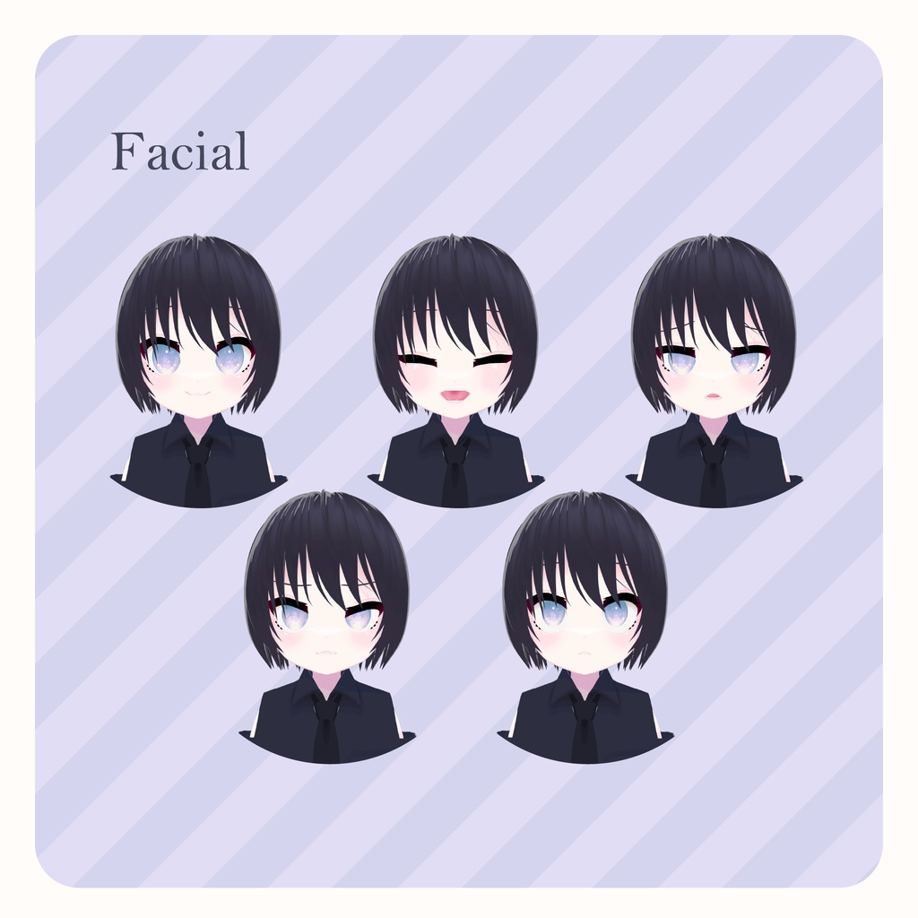 【オリジナル3Dモデル】「サヨ/サヨ_another」VRChat対応・VRMモデル【NEOKET3】