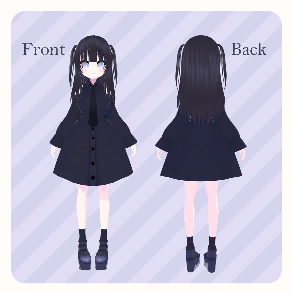 【オリジナル3Dモデル】「サヨ/サヨ_another」VRChat対応・VRMモデル【NEOKET3】