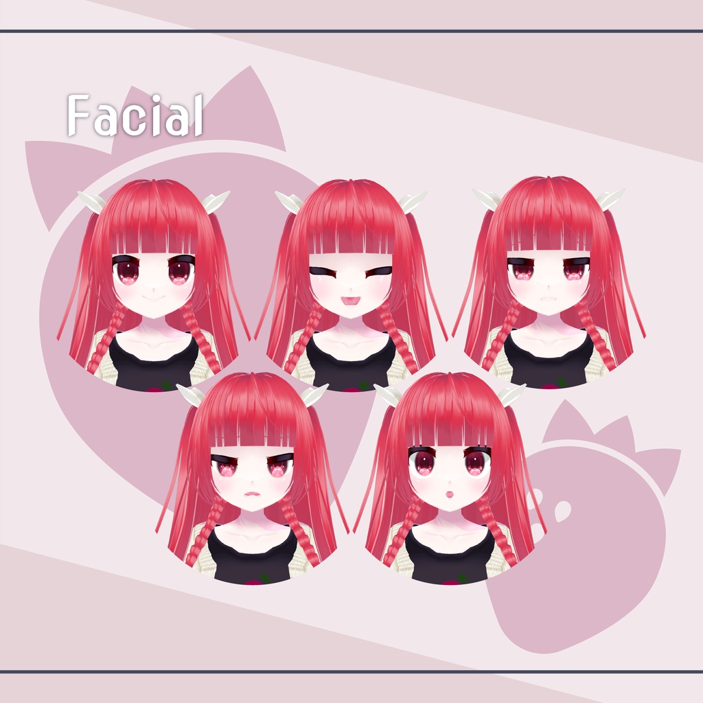 【オリジナル3Dモデル】「フレッサ」VRChat対応・VRMモデル【NEOKET3】