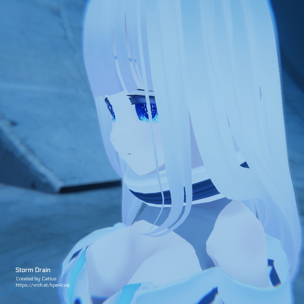 【オリジナル3Dモデル】「Blanche_Type-B」VRChat対応・VRMモデル【NEOKET4】