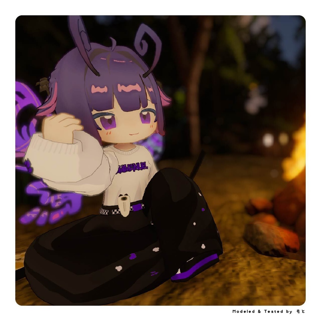 【無料】ボイスメーター付きネコちゃんクリップ【VRChat向け】