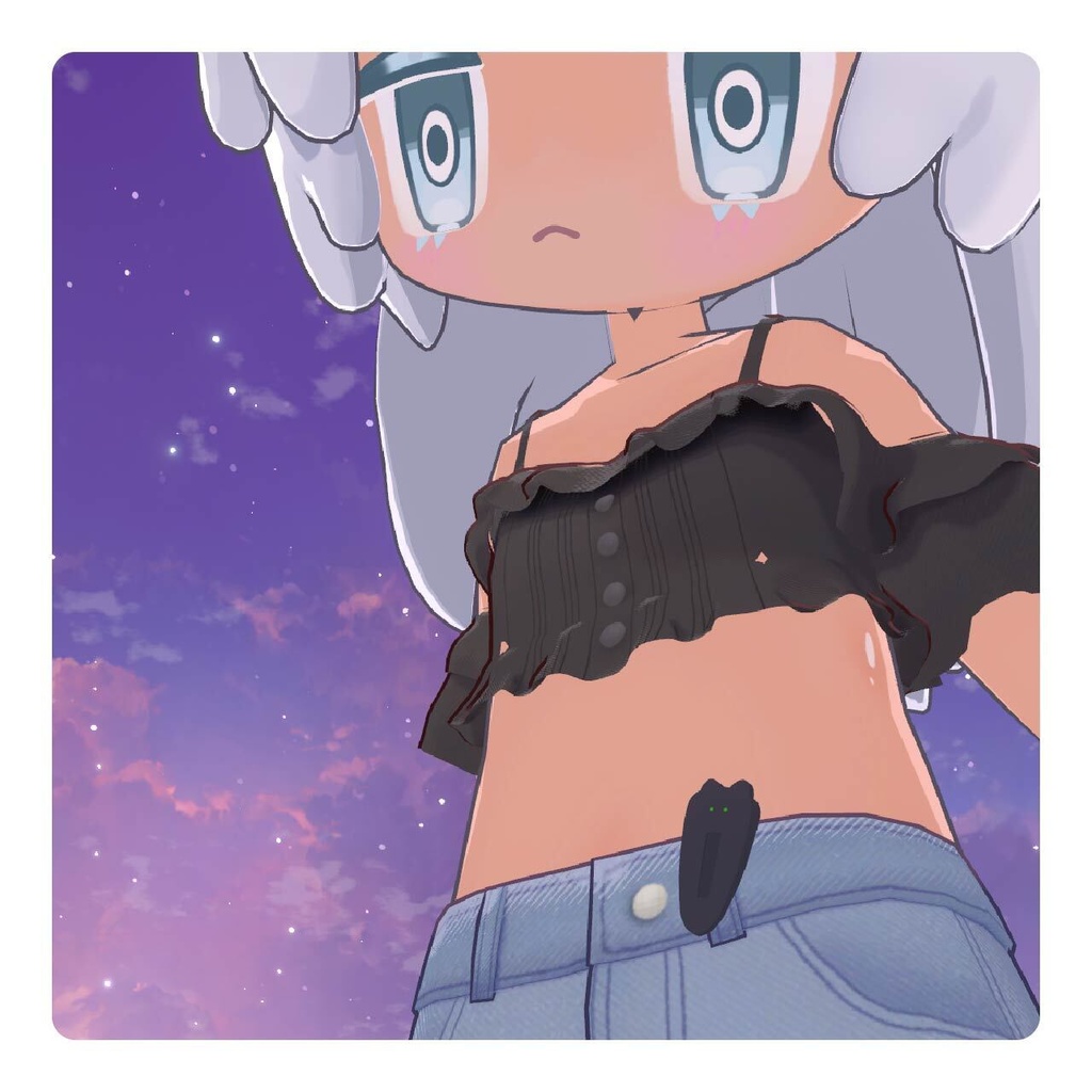 【無料】ボイスメーター付きネコちゃんクリップ【VRChat向け】