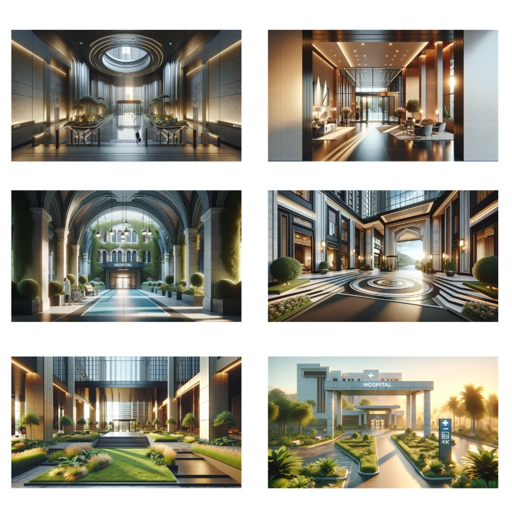 【AI生成背景素材】エントランス【TRPG/同人ゲームに!】