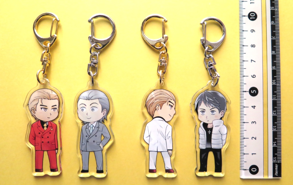 峯大両面アクキー