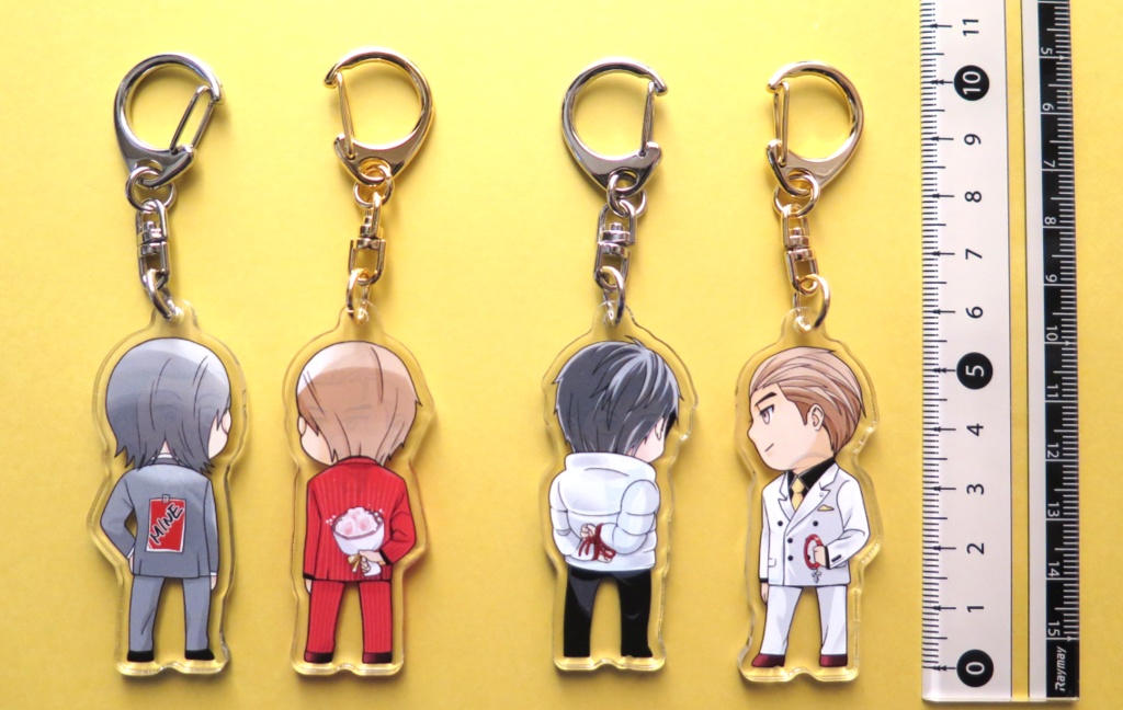 峯大両面アクキー