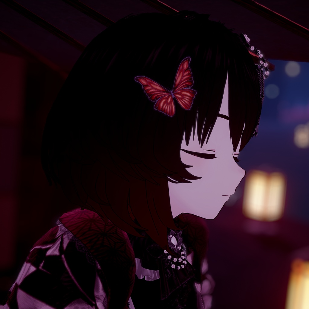 蝶髪飾り-PapillionCharm-