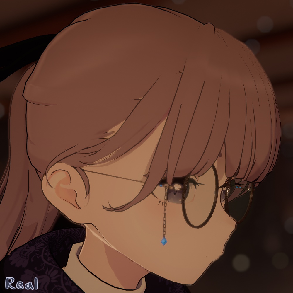 【Lapwing対応】Crystal Ornament Glasses【VRChat想定】