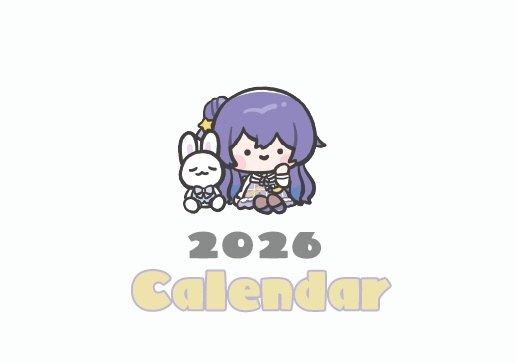 【予約販売】2026年　卓上カレンダー
