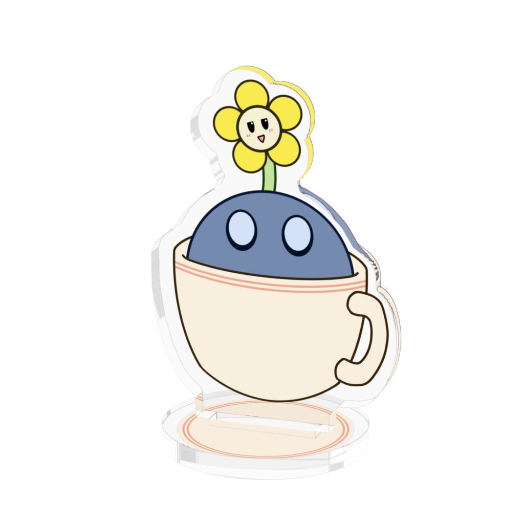 観葉ゆづき〈アクリルフィギュア〉カフェver