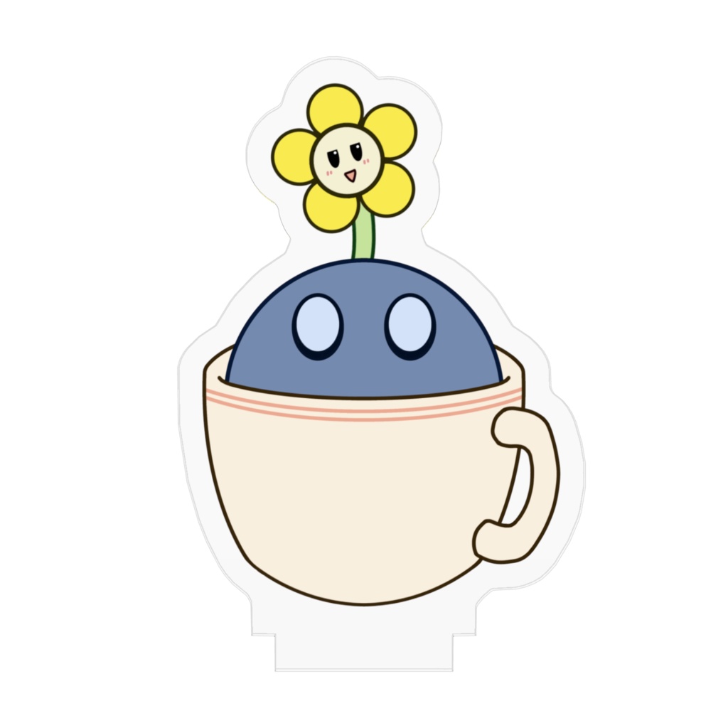 観葉ゆづき〈アクリルフィギュア〉カフェver