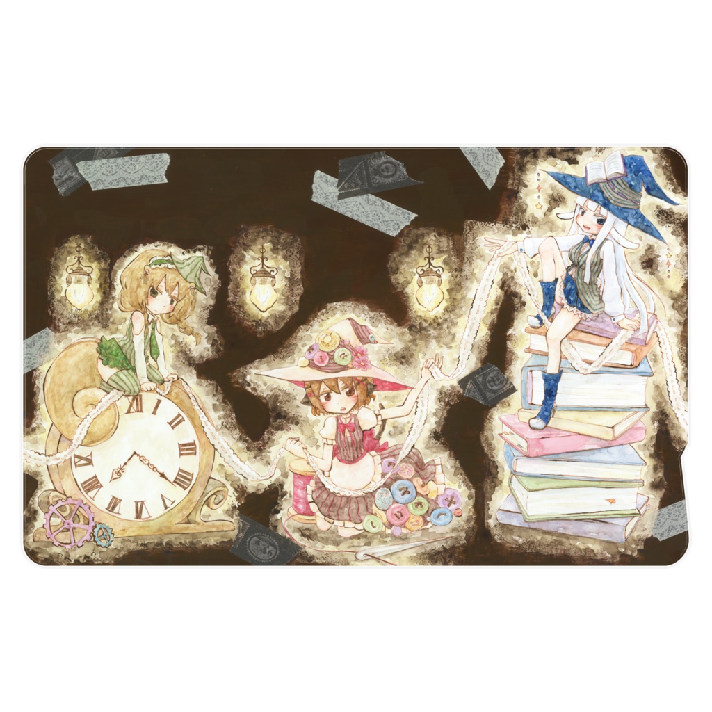 3人組★ステッカー