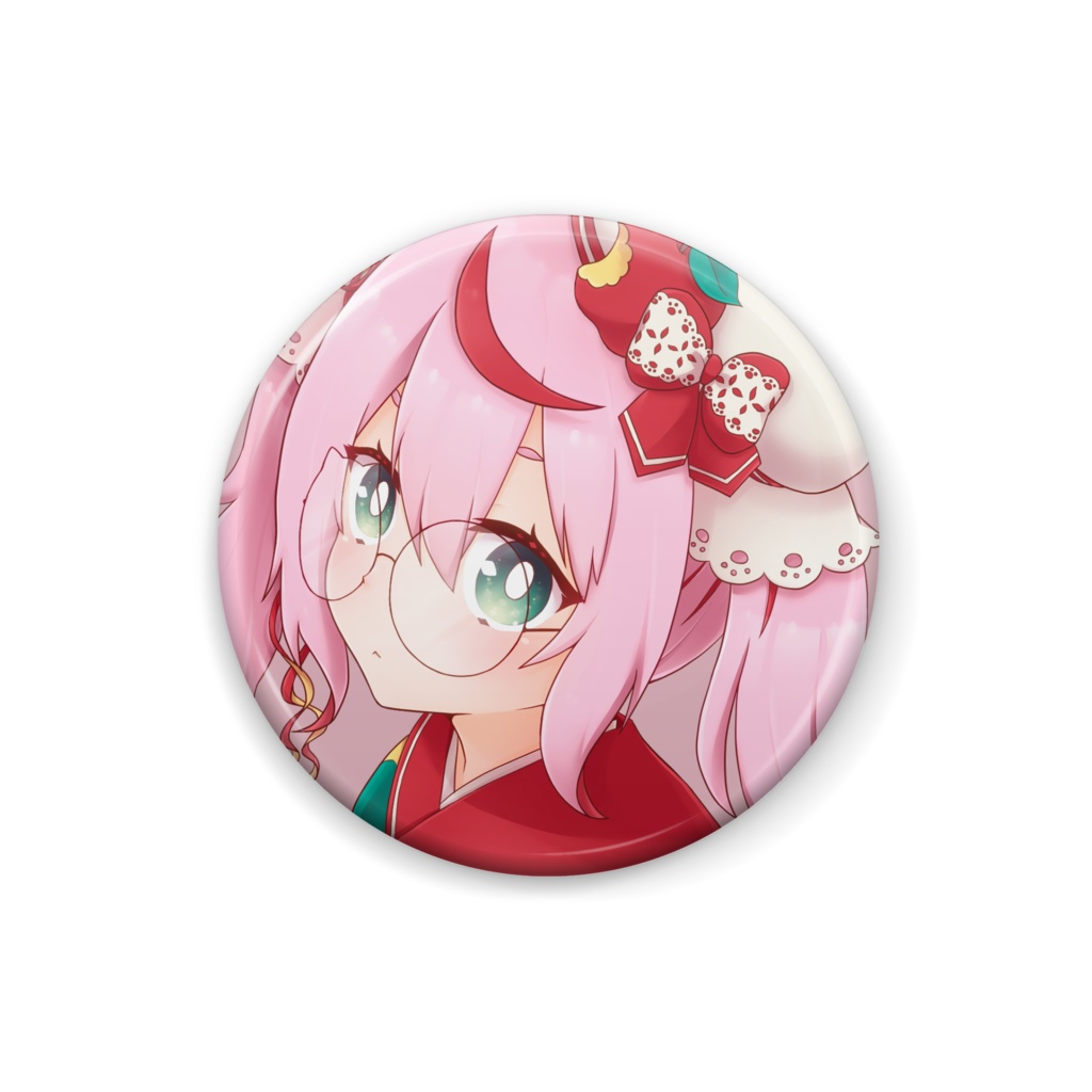 雨唯りんご🍎缶バッジ