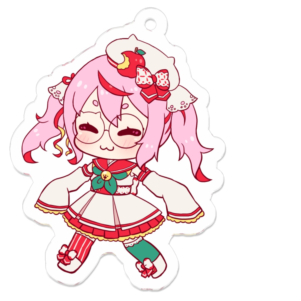 雨唯りんご🍎アクキーごきげんver.