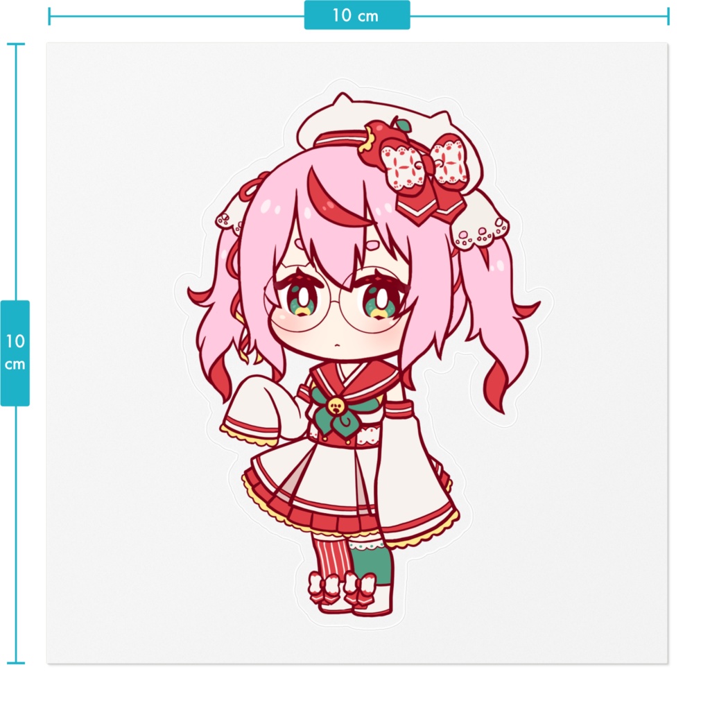 雨唯りんご🍎ステッカー