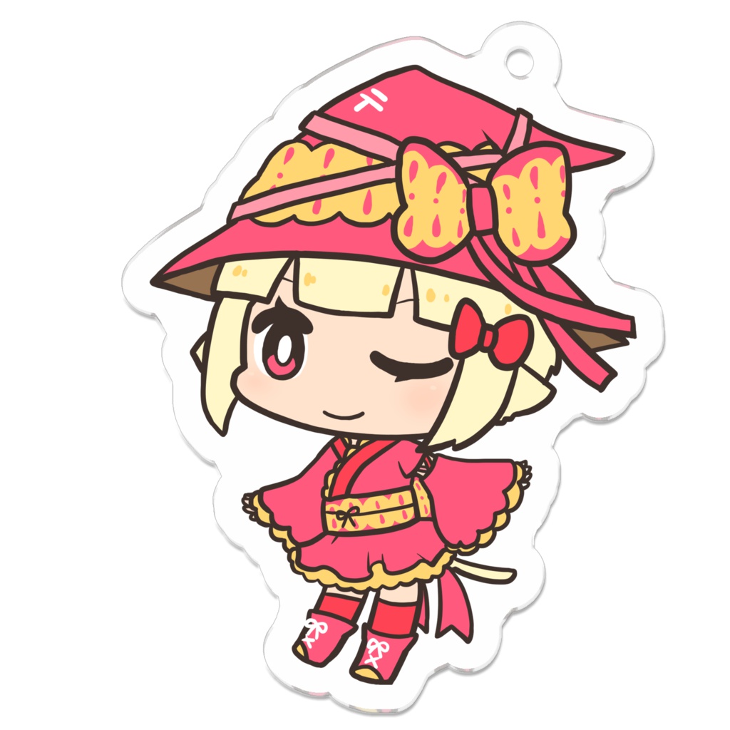 アプル★アクリルキーホルダー