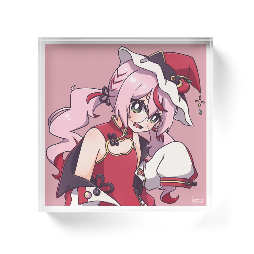 雨唯りんご🍎アクリルブロック