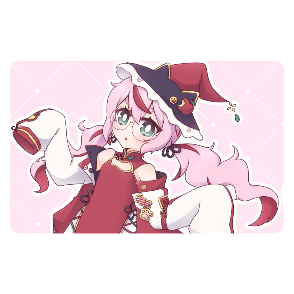 雨唯りんご🍎ICカードステッカー 2