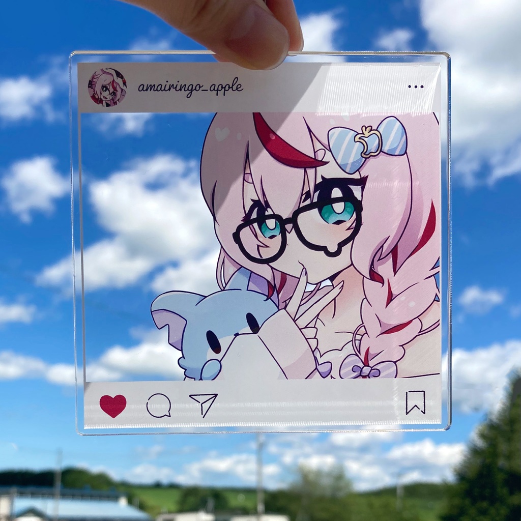 雨唯りんご🍎アクリルキーホルダー ver.インスタ風