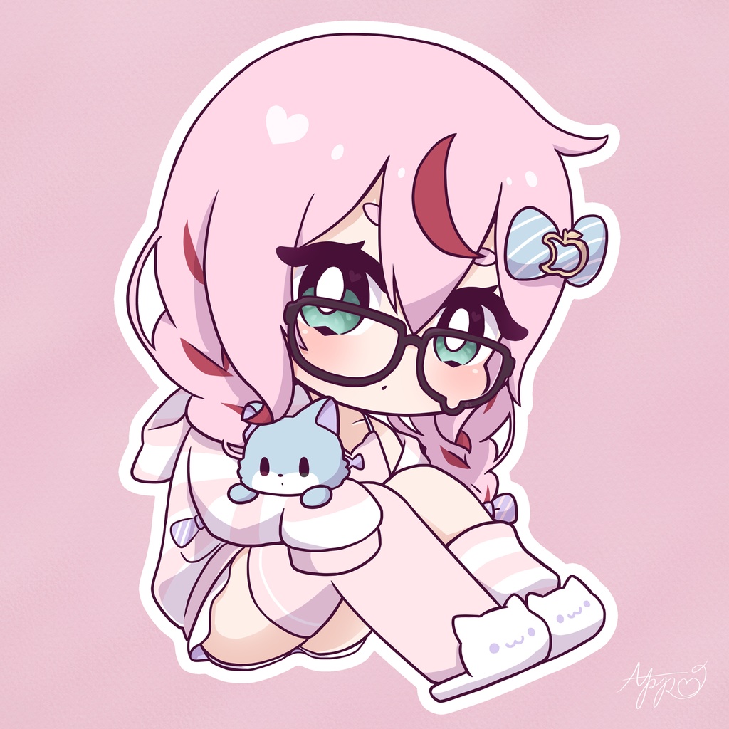 雨唯りんご🍎アクリルキーホルダー ver.部屋着