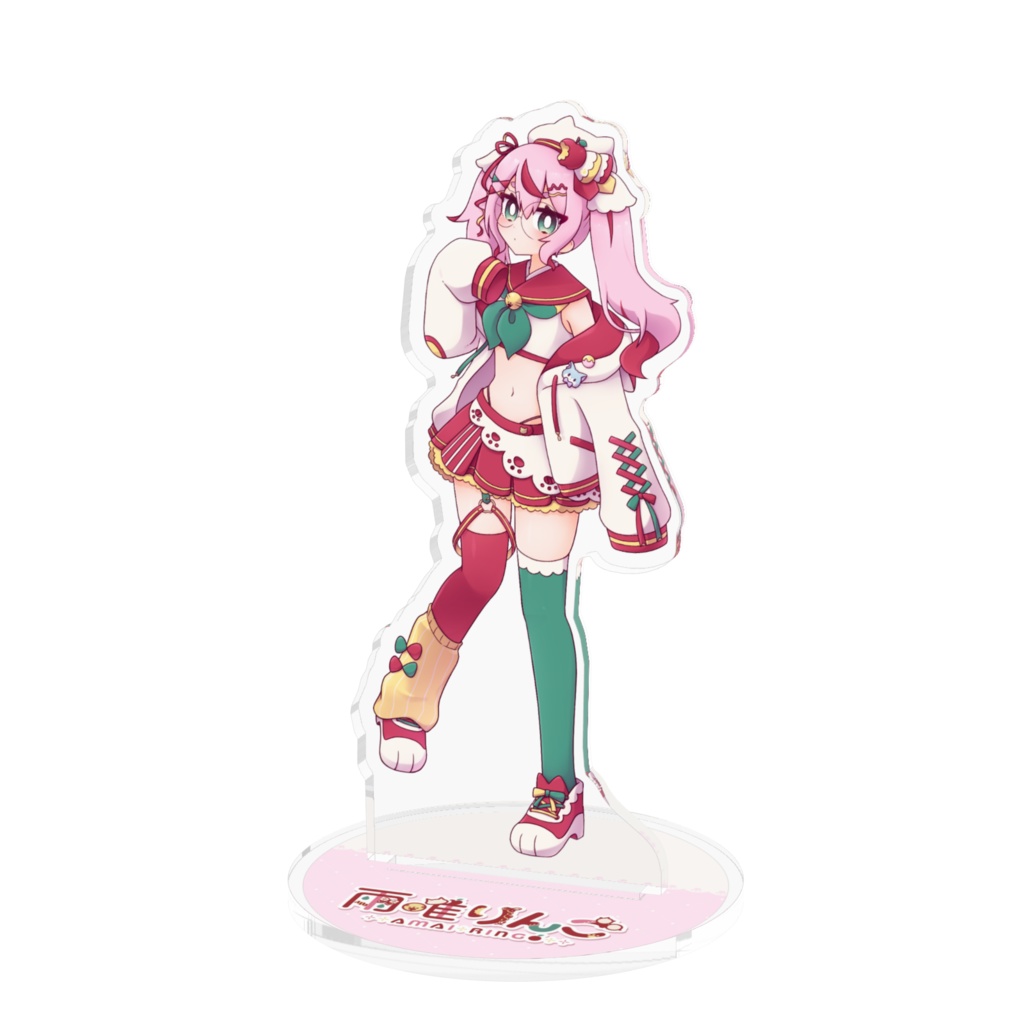 雨唯りんご🍎アクリルフィギュア ver.制服衣装キービジュアル