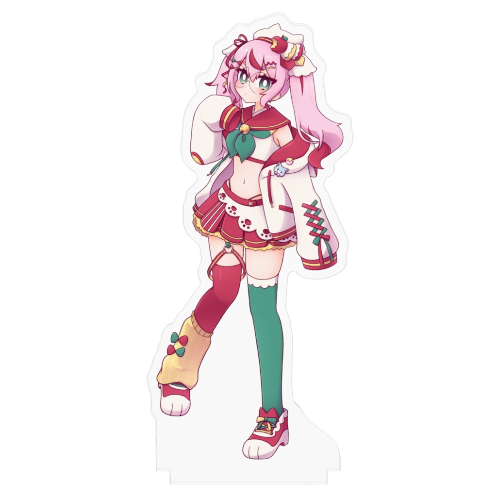 雨唯りんご🍎アクリルフィギュア ver.制服衣装キービジュアル