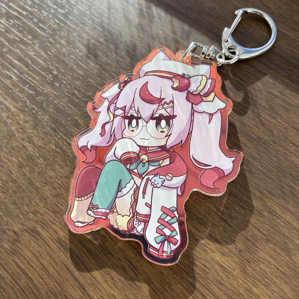 雨唯りんご🍎オーロラアクキー