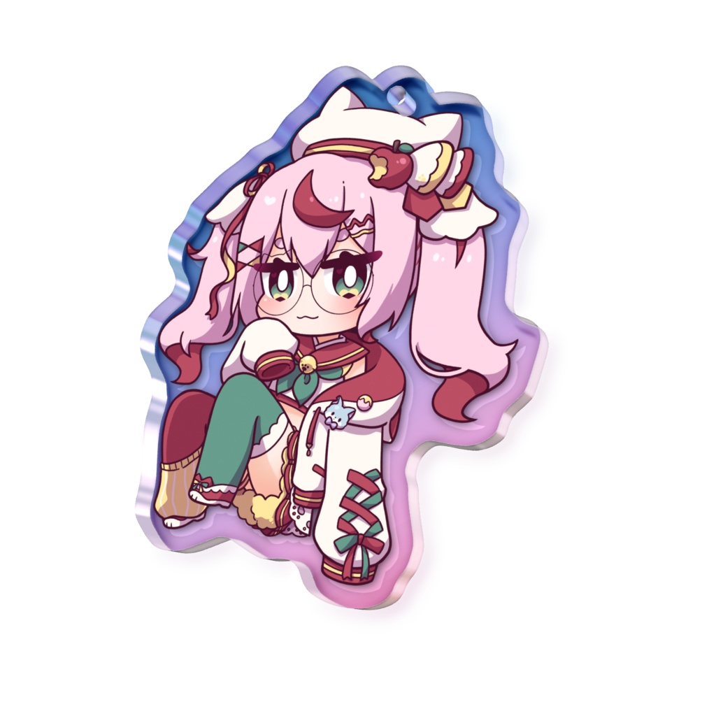 雨唯りんご🍎オーロラアクキー