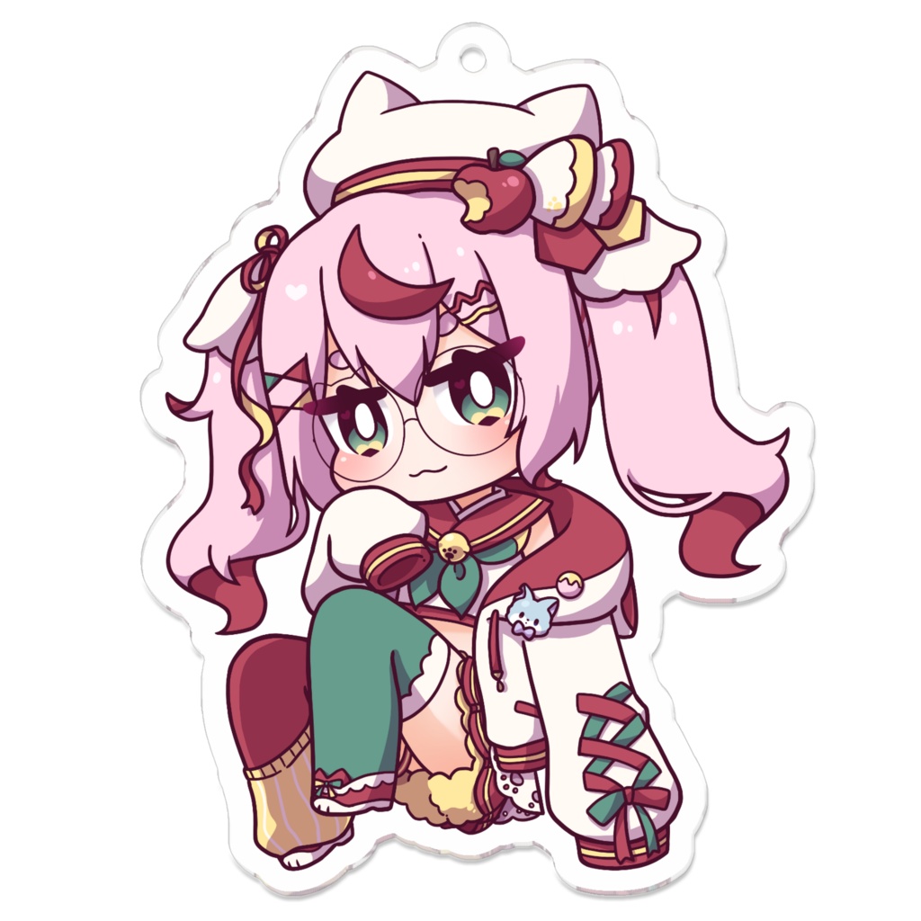 雨唯りんご☔️デフォルメアクキー