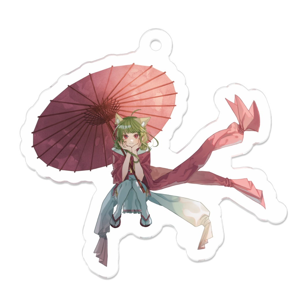 【八百アオヰ】デビュー記念 キービジュアル アクリルキーホルダー