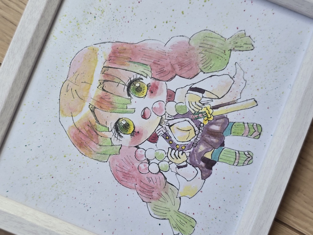 鬼滅の刃 甘露寺 色紙