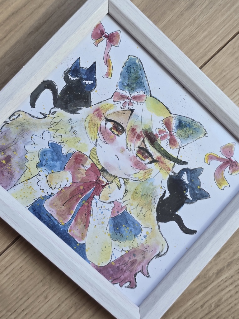 猫とカラフルな魔女