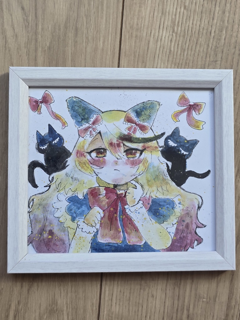 猫とカラフルな魔女