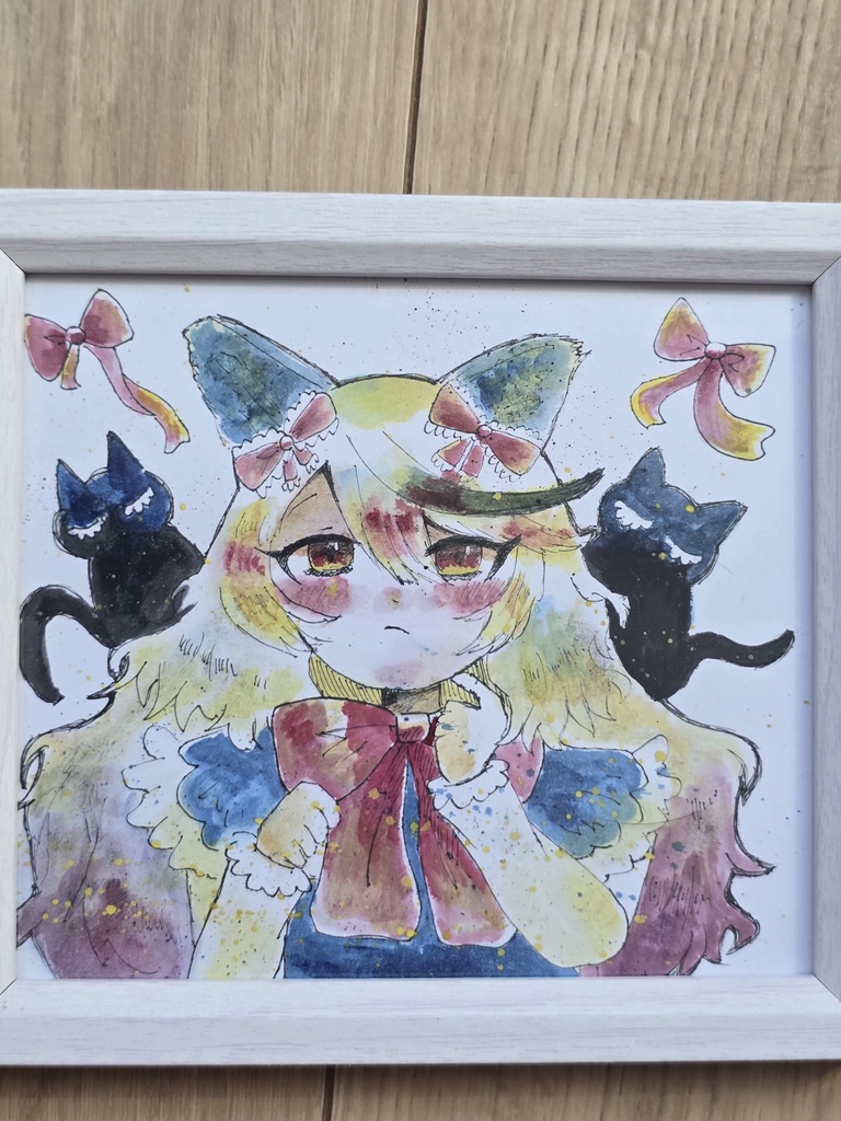 猫とカラフルな魔女