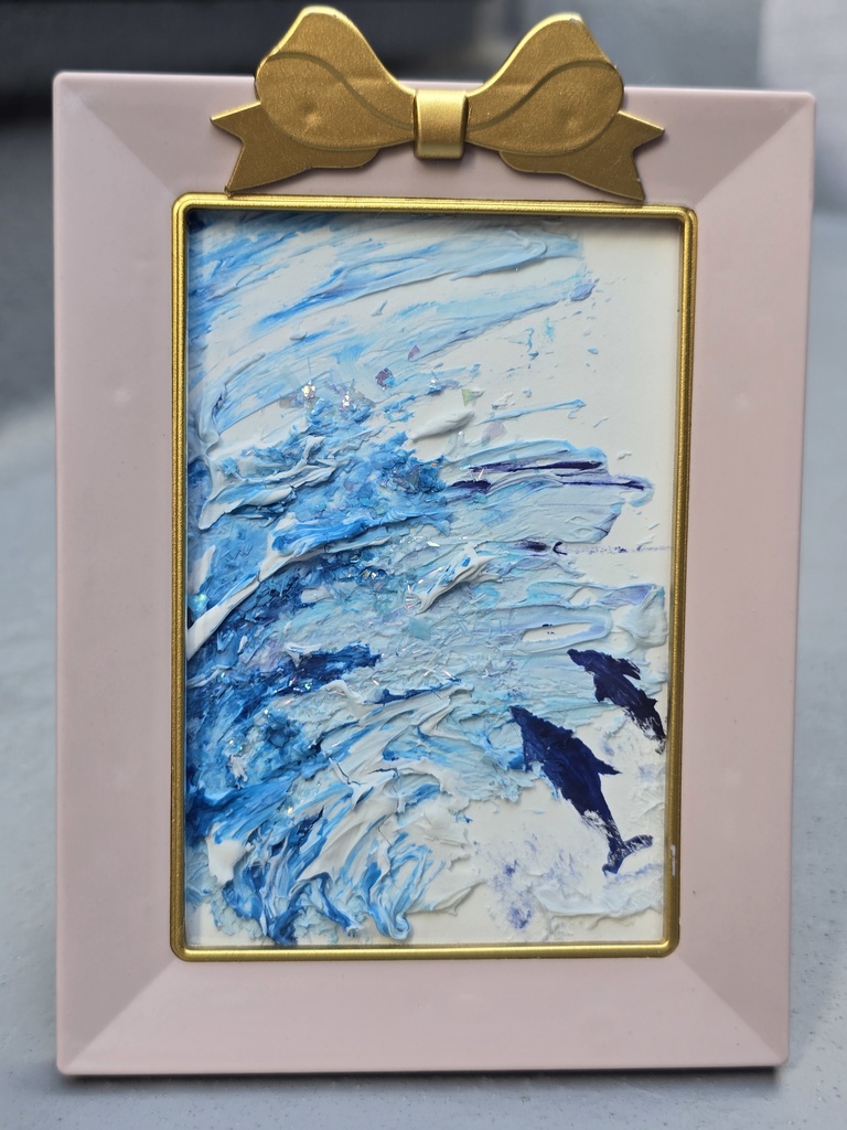 キラキラしたイルカ