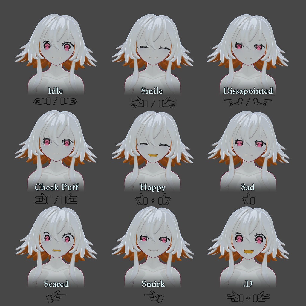 Asagao アサガオ - Sea Anemone Avatar イソギンチャクのアバター [VRCHAT] - Graelyth - 3/3