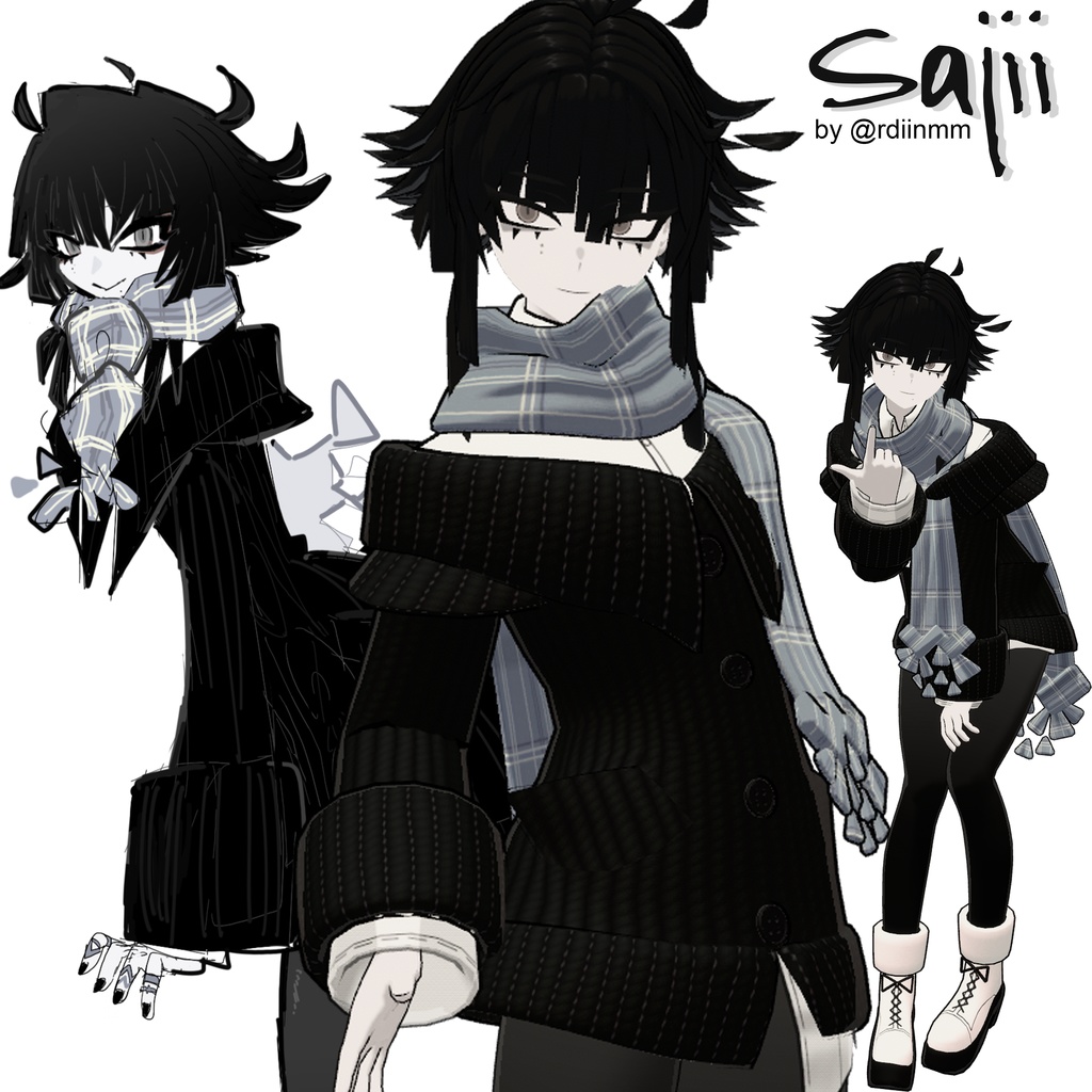 Saji サジ [FREE VRChat Avatar] - Graelyth - 2/2