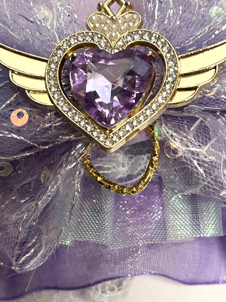 【推し活】紫苑のエンジェル♡硬質カードケースデコ|パープル
