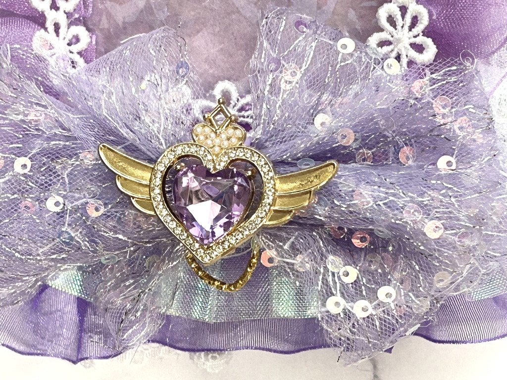 【推し活】紫苑のエンジェル♡硬質カードケースデコ|パープル